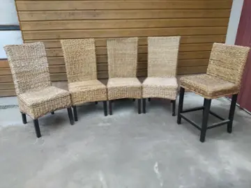 chaises en jonc de mer
