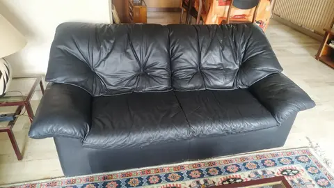 canapé en cuir