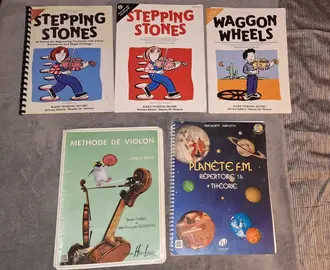 Manuels violon débutant (avec le solfège)