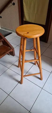 tabouret de bar en pin