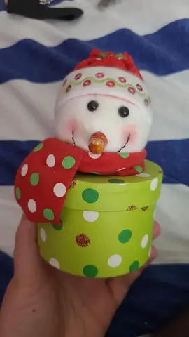 boite bonhomme de neige