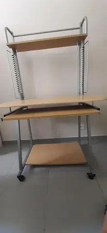 Bureau ordinateur plaqué bois