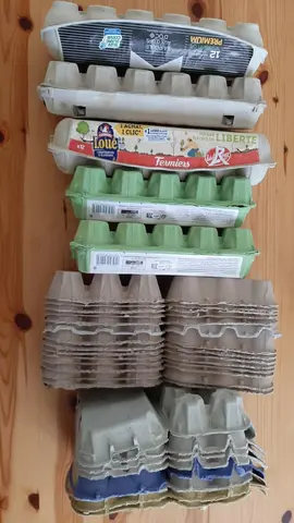 Boîtes oeufs vides