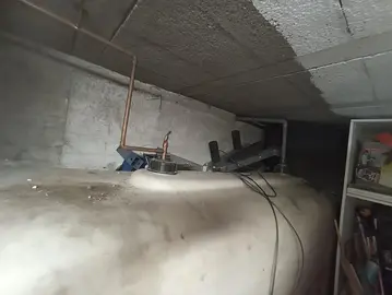 cuve à fioul plastique vide