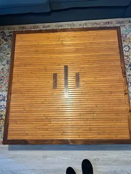 Table basse en bambou à rénover