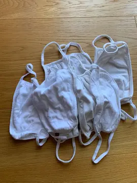 9 masques Covid blanc