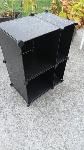 armoire compartiments plastique