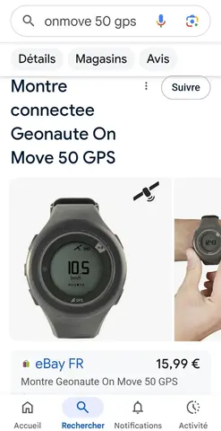 montre GPS On move 50