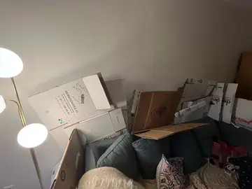 lot de cartons + papier fragile