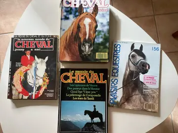 Lot de revue sur le cheval