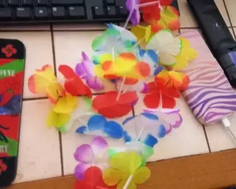 collier de fleurs