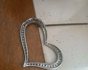 Pendentif cœur sans la chaine
