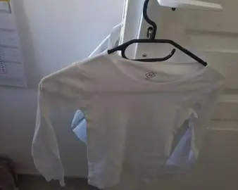 T shirt blanc très bon état laver pour enfant mixte taille 8/10 ans