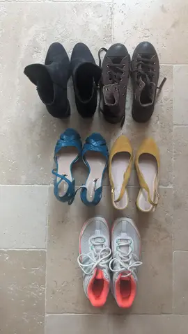 Lot de chaussures en taille 38 femmes