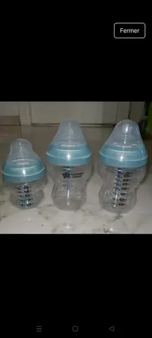 lot biberons neufs tommee tippee