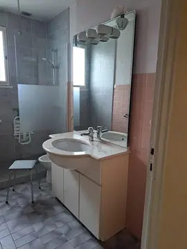 meuble salle de bain + miroir