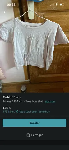 T-shirt 14 ans