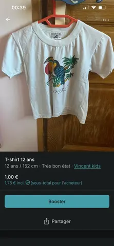 T-shirt 12 ans