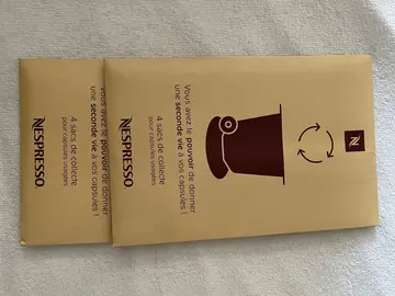 Donne lot de sacs pour recyclage des capsules Nespresso