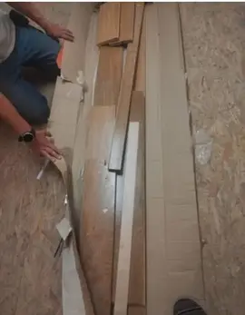 Chute parquet chêne