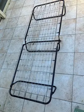 structure métal lit pliant 1 personne