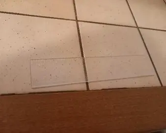 Petite règles en plastique transparente