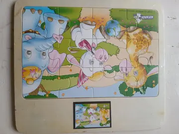 puzzle 12 pièces en bois