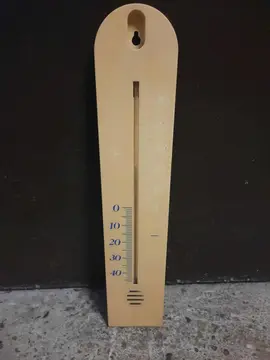Thermomètre blanc (un peu jauni)