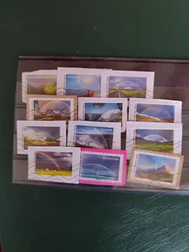 série timbres France ''arc en ciel..