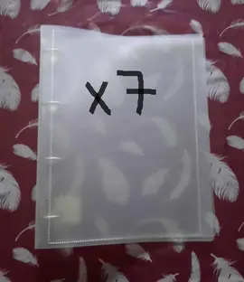 Classeur plastique BLANC A4 à 4 anneaux (x7)