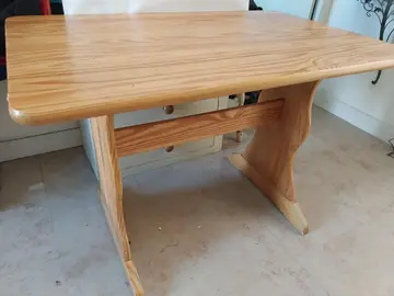 table en pin d 1,10m de long