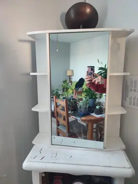 meuble miroir étagères