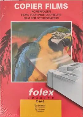Films transparents pour copieurs couleur