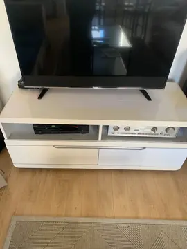 meuble tv avec 2 tiroirs
