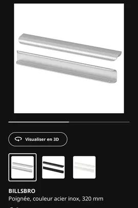 donne poignée Ikea 32 cm