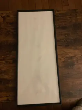 sous-verre avec cadre noir 25x60 cm