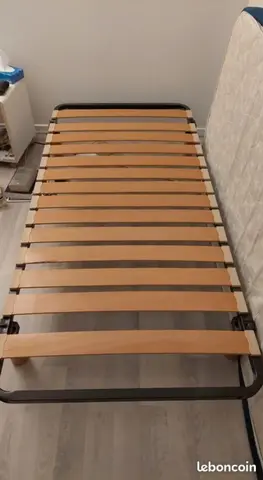 lit simple avec matelas