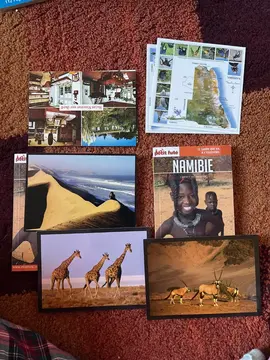 Livret de voyage avec cartes postales
