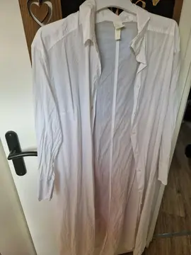 Robe chemise blanche Taille L H&M