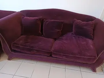 Ensemble canapé + fauteuil Art déco