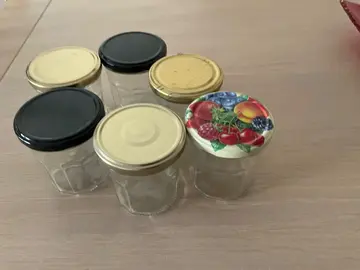 6 pots à confiture ou autre