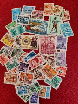 lot unique timbres Magyar Posta...