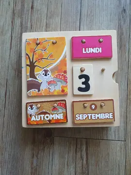 calendrier bois