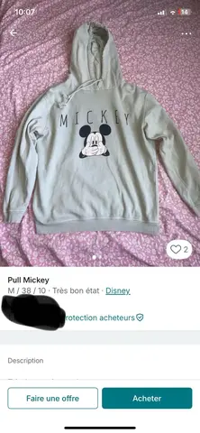 pull taille m