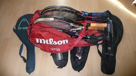 sac et raquettes tennis
