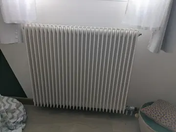 Lot de 3 radiateurs en fonte
