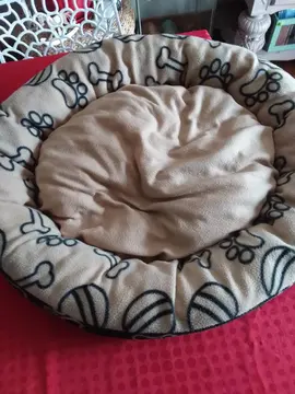 panier chien tissu