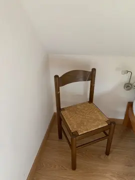 6 chaises paillées