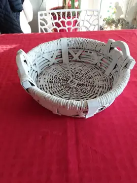 panier rond osier