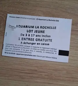 place aquarium la Rochelle